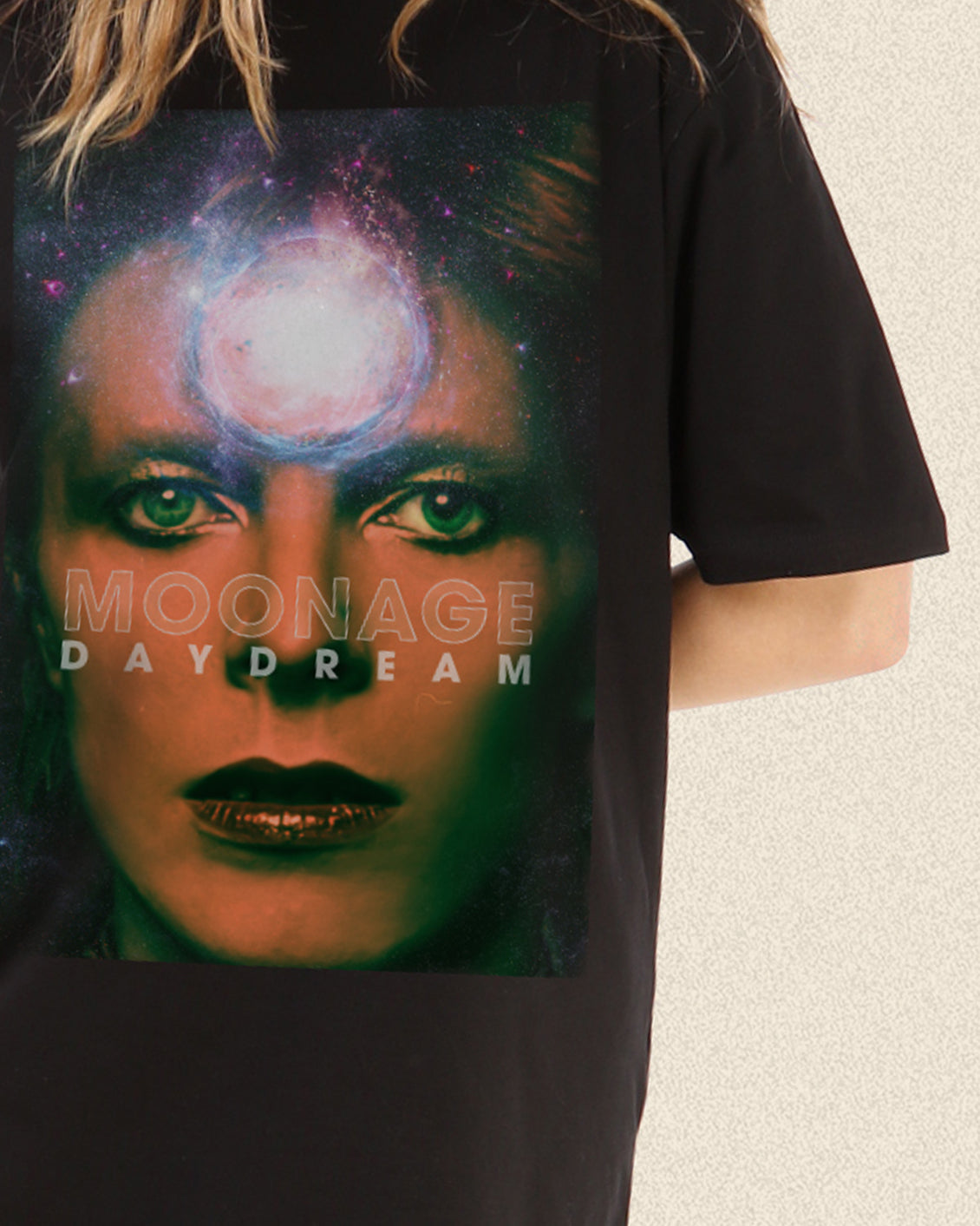 DAVID BOWIE MOONAGE DROP SHOULDER TEE