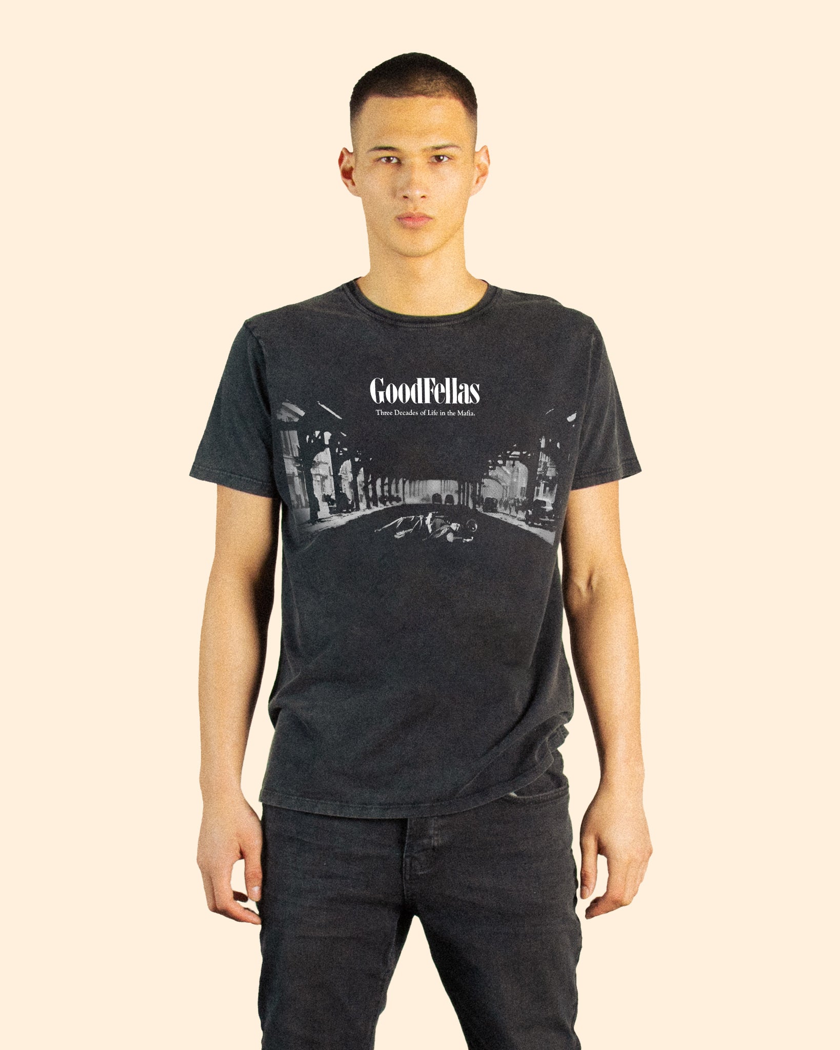 GOODFELLAS POSTER WASHED OVERSIZED TEE