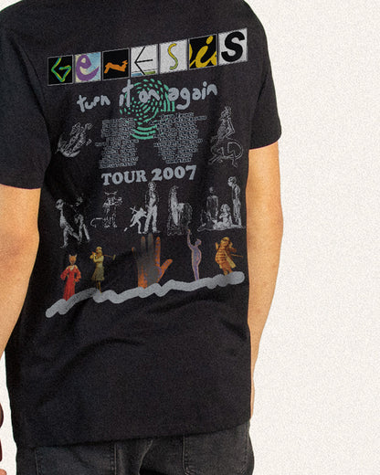 GENESIS TURN IT ON AGAIN TOUR MOCK NECK OVERSIZED TEE