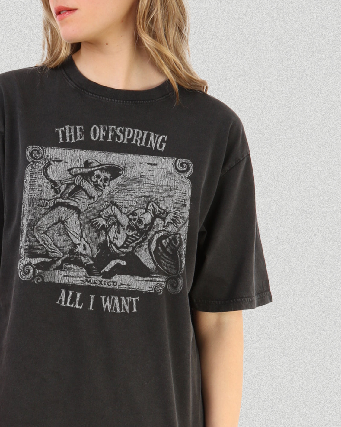 THE OFFSPRING ALL I WANT PREMIUM WASHED OVERSIZED TEE