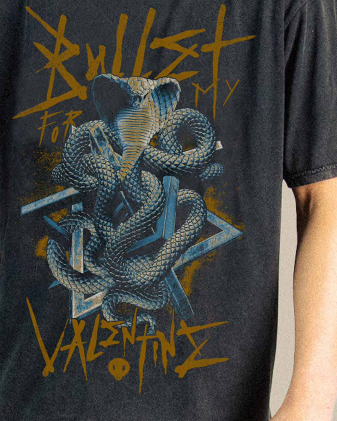 BULLET FOR MY VALENTINE WASHED OVERSIZED TEE