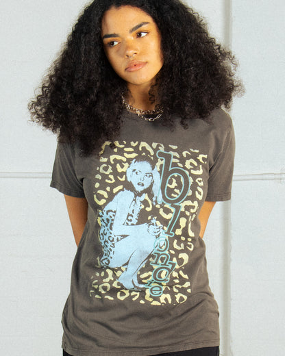 BLONDIE LEOPARD MIC TEE