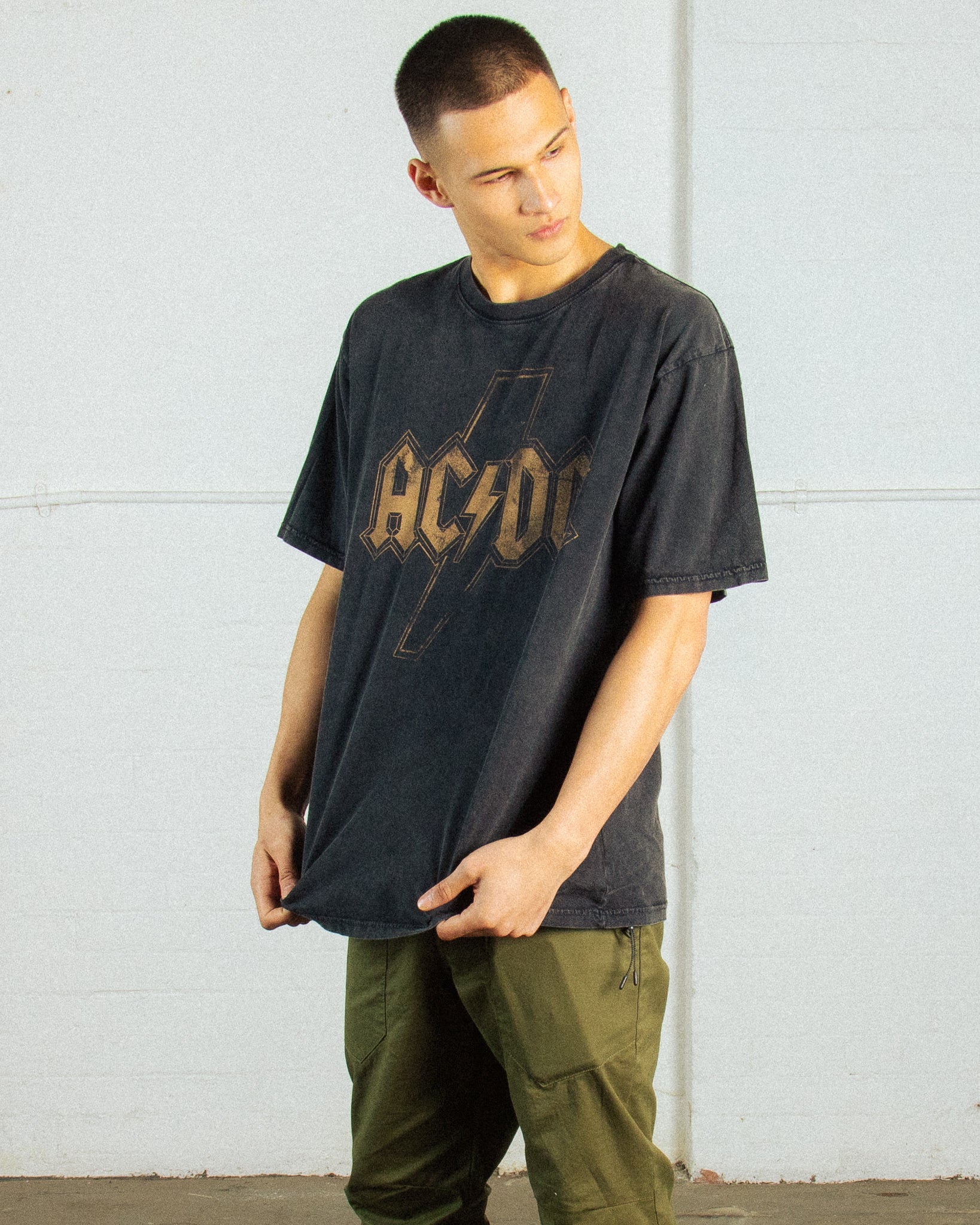 ACDC WASHED TEE