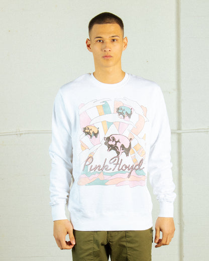 PINK FLOYD FLYING PIG CREW SWEATER