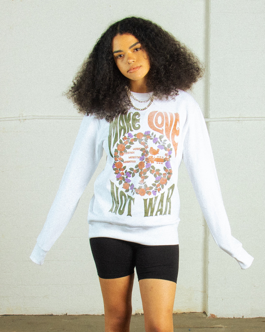 WOODSTOCK LOVE CREW SWEATER